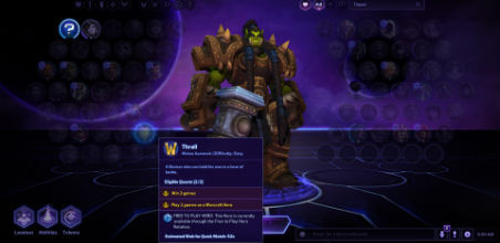 HotS first pick, thrall loading